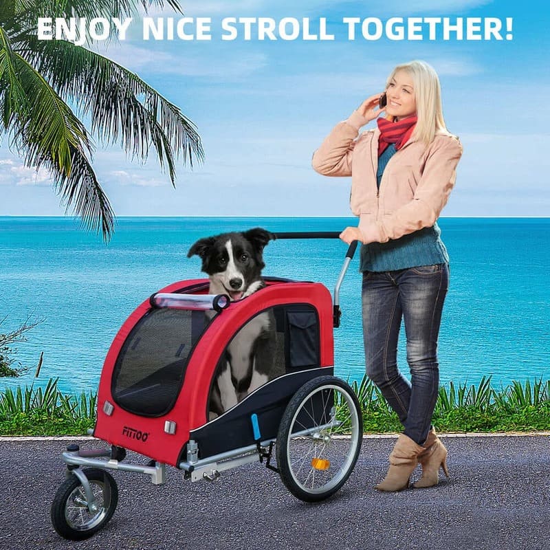 Load image into Gallery viewer, Large Pet Bike Trailer
