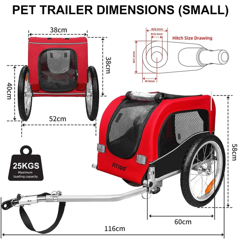 Load image into Gallery viewer, Dog Bike Trailer
