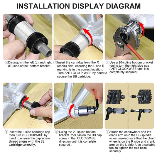 Bottom Bracket Axle – FittooBicycle - Main Image