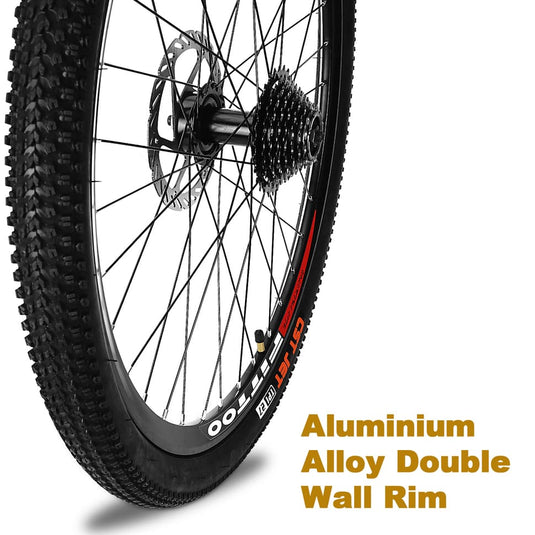 Bike Wheel | Mountain Bike Rear Wheel Set 26" MTB Rear Wheel 8 Speed Freewheel Tire Tube Mounted