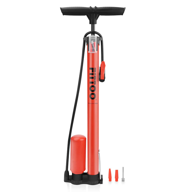 Load image into Gallery viewer, Bike Pump red

